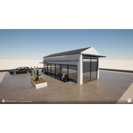 20 평 각파이프 100*100*4.5t 모듈세트,도면포함/H빔골조방식 제작,볼트체결시공