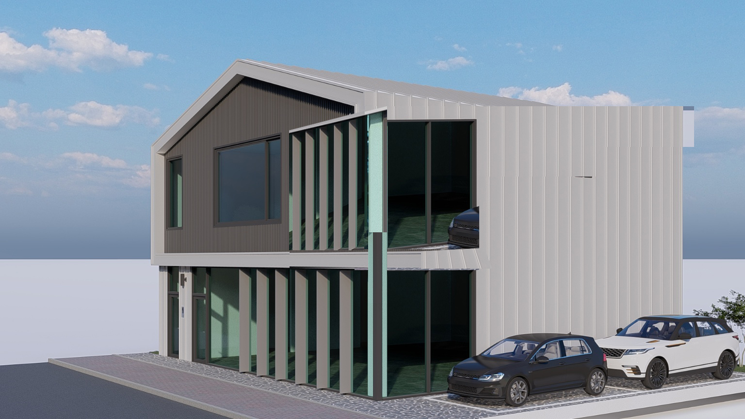 안녕동 2층 84평 근생건물 1층 상가, 2층 주택/설계도면포함 골조세트 4500만원시공비별도